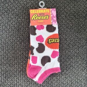 Reese's 2 pairs Polka Dot Ankle Socks